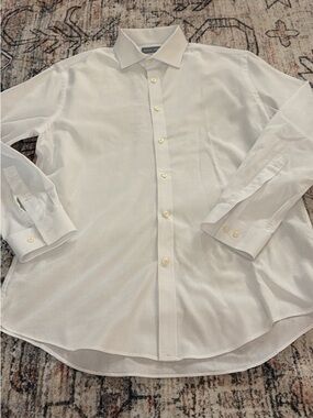 Men’s White Michael Kors Dress Shirt L